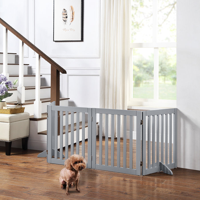 Archie & Oscar™ Huxley Wooden Free Standing Pet Gate & Reviews Wayfair